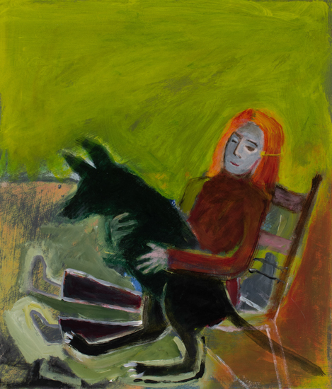 Anna Dibble original oil painting Restless Hearts