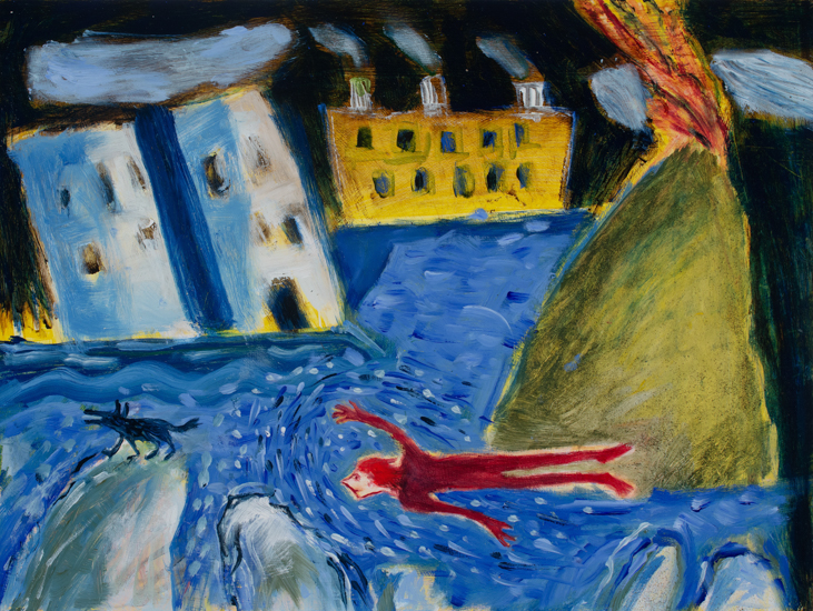 Anna Dibble original painting Dreams of Vesuvius 2025