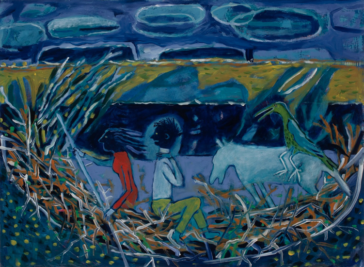 Anna Dibble The Shaggy Fear original painting 2025