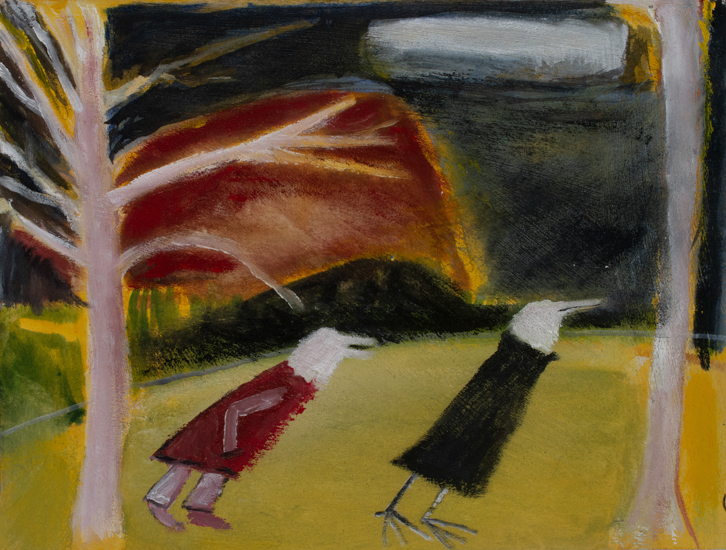 Anna Dibble works on paper 2025 Tongue of Silence