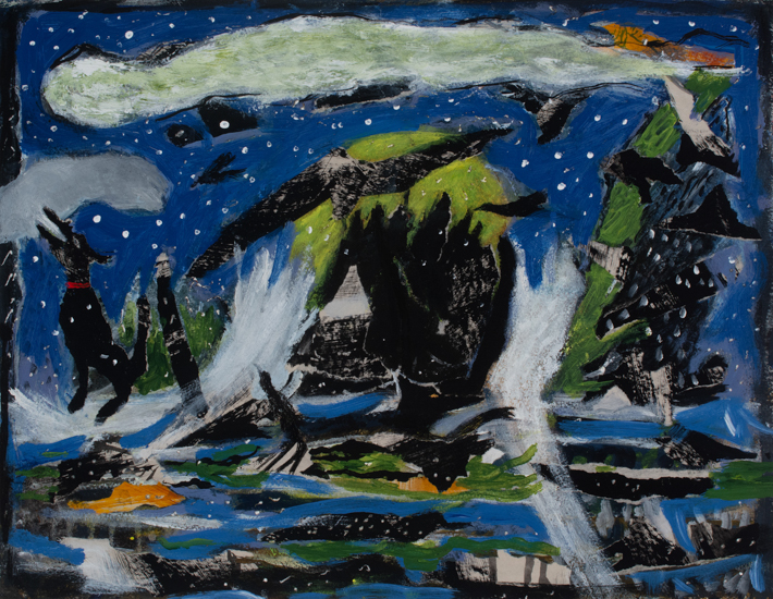 Khaos 10x8 Mixed on paper 2026 by Anna Dibble