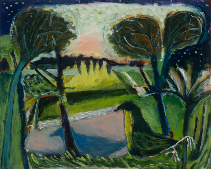 Ziz 20x16 Oil & Acrylic on panel 2026 by Anna Dibble